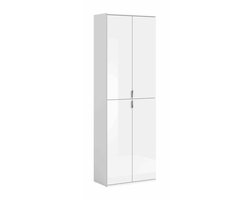 Projectxhoge kast wit hoogglans - 34x61x193cm