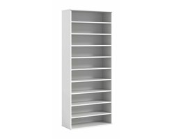 Projectxschoenenrek wit NB - 34x80x191cm