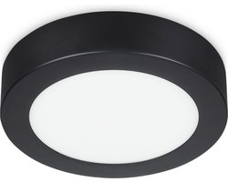 Prolight Villo Plafonniere - LED integrated - 6W - 400 lumen - Zwart - Ø 17 cm