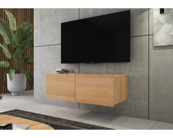 Promeubels - Tv meubel Cosenza - Eiken - 100cm - Tv kast - Hangend of staand