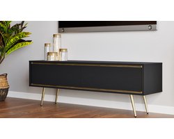 Promeubels - Tv meubel Tokio - Zwart - 150cm - Tv kast