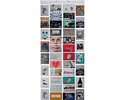 PromoHome Fotogordijn met 40 Vakken voor Fotoweergave - Transparante Fotogalerij