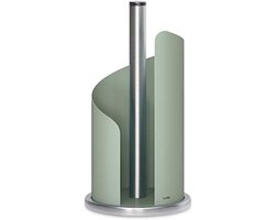 PromoHome Keukenrolhouder - RVS - Vrijstaand - H30xØ15 cm Moderne Houder voor Keukenpapier met Antislip Voetjes
