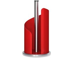 PromoHome Keukenrolhouder - RVS - Vrijstaand - H30xØ15 cm Moderne Houder voor Keukenpapier met Antislip Voetjes