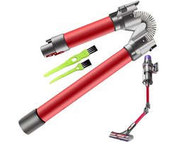 PromoHome Telescopische Verlengslang Geschikt voor Dyson V8, V10, V11, V7- Opvouwbare Aluminium Buizen voor Reiniging Onder Meubels, Bedden en Banken - Compatibel met Diverse Draadloze Stofzuigers