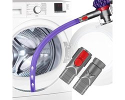 PromoHome Universeel Flexibel Spleetmondstuk Geschikt voor Dyson V15 V12 V11 V10 V8 V7 V6 - Lange 81 cm Flexibele Zuigmond voor Meubels, Auto's en Nauwe Ruimtes - Inclusief 2 Adapters