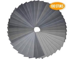 Propapier - Schuurpapier voordeelset - 100 stuks - Korrel P400 P600 P800 P1000 P1500 P2000 P2500 P3000 P5000 P7000 /Auto polijsten / Meubels