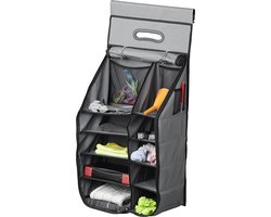 ProPlus 14-Vaks Organizer - Wandorganizer - 40 x 78 x 26 cm - Muurorganizer - Tentorganizer - Caravanorganizer - Ruimtebesparend - Diverse Opslag - Tent Schort - Met Rits & Keder - Bevestiging met Klittenband - Veelzijdige Opslagmogelijkheden