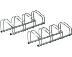 ProPlus Fietsenrek / standaard voor 8 fietsen - 2x - 41 x 32 x 26 cm - fietsen stalling