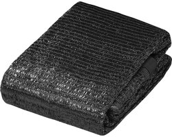 ProPlus schaduwdoek – Mesh – 4x4 m – Schaduwnet – Zonnedoek – Zonnescherm – Zonnezeil - Vierkant – Inclusief bevestigingsoogjes – UV-bestendig - Zwart