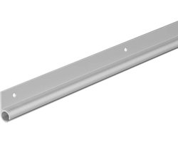 ProPlus Tentrail aluminium 45° met 6 bevestigingsgaten, voor voortenten luifels tochtstrook en wielflap