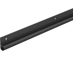 ProPlus Zwart geanodiseerde tentrail 100 cm met 45° profiel voor luifels en voortenten