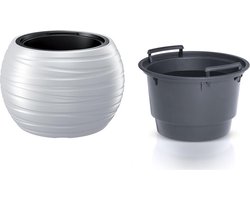 Prosperplast - Bloemenpot met inzet Prosperplast Maze -Wit