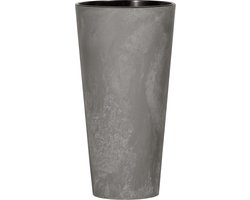 Prosperplast - Bloempot - Pot met een inzet Tubus Slim Effect - grijze kleur