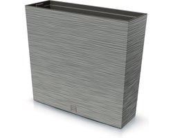 Prosperplast Furu Case Tower - Bloempot / Plantenbak met inzet - voor Binnen en Buiten - kleur beton (grijs)