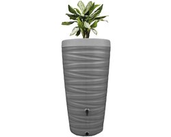 Prosperplast - Maze - Regenton - 2-in-1 - 240 liter - Grijs