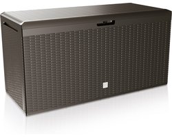 Prosperplast Opbergbox - bruin - kunststof - 290 liter - 114 x 47 x 59 cm