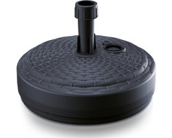 Prosperplast Parasolvoet - rond - rotan - zwart - 10L - Dia 39 cm - kunststof - houder