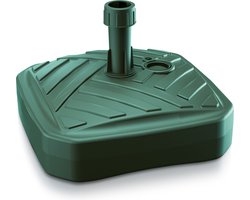 Prosperplast Parasolvoet - vierkant - rotan - groen - 12L - dia 39 cm - houder