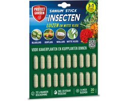 Protect Garden Sanium Stick - 20 Stuks - Insecten Bestrijdingsmiddel - voor Kamer- en Kuipplanten Binnen