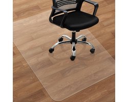 ProtectPlus XL Bureaustoelmat 120x150 cm – Antislip Vloerbeschermingsmat voor Bureaustoel & Kantoor – Transparante PVC Mat tegen Krassen, Vuil en Slijtage op Houten, Tegel- & Harde Vloeren – Altameubel
