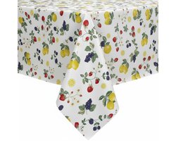 Protecttable - Rond Tafelzeil Fruitig ⌀138cm - Tafelkleed Afwasbaar - Kunststof