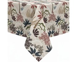 Protecttable - Tafelzeil Bomen en Planten 140x140cm - Tafelkleed Afwasbaar - Kunststof