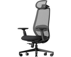 ProtoArc® EC200 Premium Ergonomische Bureaustoel – Hoge Rug – Ademend Mesh – 3D Hoofdsteun – Lendensteun – Verstelbaar – Zwart - Bureaustoelen voor Volwassenen - Office Chair