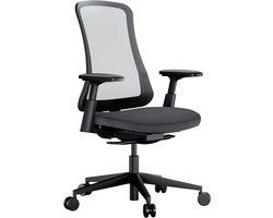 ProtoArc® Flexer Ergonomische Bureaustoel – Mesh – Dynamische Lendensteun – Verstelbare Zitdiepte – 2D Armleuningen – Kantelbaar tot 125° – Zwart