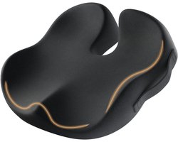 ProtoArc® SC Butterfly Zitkussen – Ergonomisch Orthopedisch Zitkussen – Stoelkussen & Stuitkussen – Memory Foam Wigkussen – Voor Bureaustoel, Auto & Thuis – Ademend & Anti-Slip