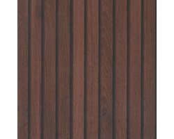 Provento - Retro Bruin Houten Paneel Behang 40cmx200cm | Hout Effect Sticky Back Plastic | Meubels 3D Houten Lat Behang | Woonkamer Slaapkamer Kast Vinyl Wrap