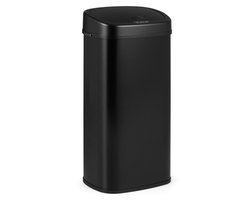 Prullenbak 2 vakken - Afvalscheiding - 2 x 34 L inhoud - Duo pedaalemmer Zwart - Afvalemmer 34 Liter - Recycle Afvalbak - Afvalscheidingsprullenbak - Hygiënisch Afval Scheiden - Keuken Vuilbak - Kantoor Prullenbakk