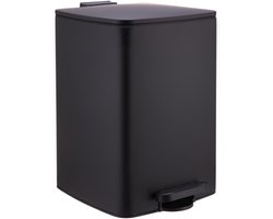 Prullenbak - 20 l - zwart