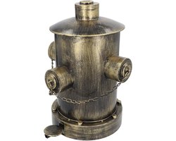 Prullenbak met Uniek Design en Europese IJzeren Kunst - Antiek Bronzen Decor - Huishoudelijke en Bar Restaurant - Grote Capaciteit