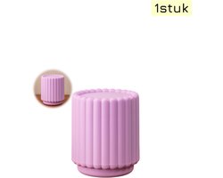 prullenbak - Mini-prullenbak - esktop afvalbak - Mini - Met push-open deksel - Geschikt voor keuken en slaapkamer - Woondecoratie - Zonnebloemdeksel - Paars