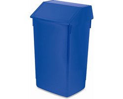 Prullenbak 'Sem' - 60 liter - Afvalbak - Swing deksel - Blauw