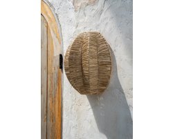 PS-Collection Boho Wandlamp - Raffia - Naturel - 15x30x40 cm - wandlamp binnen, wandlampen, wandlamp slaapkamer, wandlamp slaapkamer, wandlampen binnen, wandlampen binnen woonkamer