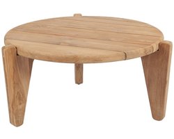 PS-Collection Seseh Bijzettafel - S - Outdoor - 50x50x30 cm - Naturel Teakhout - bijzettafels, bijzettafel buiten, bijzet tafel, bijzettafel metaal met hout, bijzettafel vierkant, bijzettafel rond, bijzettafel industrieel,