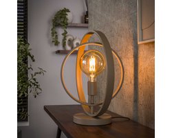 PS-Collection Tafellamp Turn Around - Metaal Beige - tafellamp slaapkamer, tafellamp industrieel, tafellampen woonkamer, tafellamp zwart, tafel lamp, tafellamp industrieel, tafellampen, decoratieve tafellampen