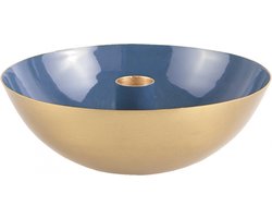 Pt Kaarsenstandaard Tub Enamel Large - Blue