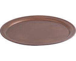 PTMD Aspyn Schaal - 50x50x2 cm - Ijzer - Koper