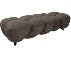 PTMD - Bankje Nubibus - Taupe - 160x60x41cm