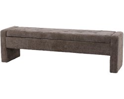PTMD Bankje Sidney - 160x41x45 cm - Steen - Grijs