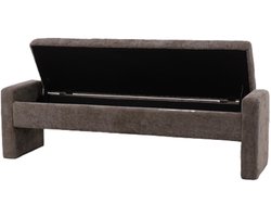 PTMD - Bankje Sidney - Grijs - 160x41x45cm
