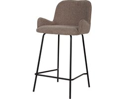 PTMD - Barkruk Leander - Beige - 57x51x94cm