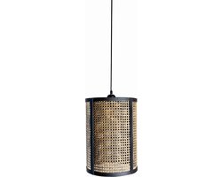 PTMD Bayu Hanglamp - 27 x 27 x 42 cm - Ijzer - Zwart