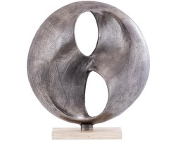 PTMD - Beeld Deuie - Zilver - 45x10x50cm