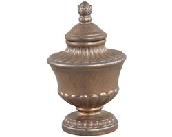 PTMD - Beeld Kristifor - Bruin - 25.5x25.5x42.5cm