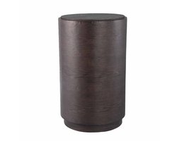 PTMD Bijzettafel Chandar - 40x40x65 cm - MDF - Zwart