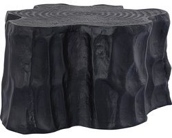 PTMD Bijzettafel Fennah - 44x38x23 cm - Hout - Zwart